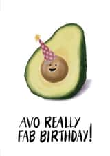 Avo Really Fab Birthday card created by Cheerful Sheep