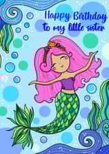 Happy birthday to my little sister 1000 created by Lois Fitzy