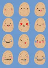 Cute potatoes created by Lois Fitzy