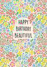 HAPPY BIRTHDAY BEAUTIFUL created by Poppy & Mabel