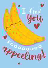 Cute banana Valentine's Card created by Dan Bang Studio