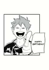 anime manga birthday card 1001 created by JessyMay