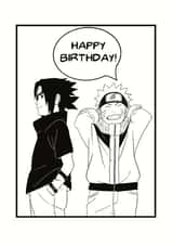 anime manga birthday card 1002 created by JessyMay