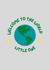 New baby - gender neutral - baby shower - welcome to the world created by Paper Party Cards