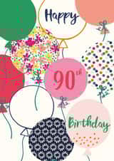 Happy 90th Birthday created by Sazerelli Designs