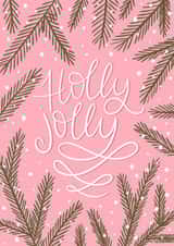 Cozy Christmas. Holly Jolly created by Nadya Barkova