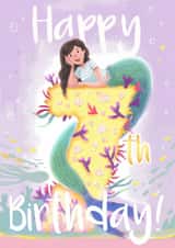 7th Mermaid birthday card! created by @Alisha Vas