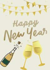 Lovely happy new year card created by Cards for feelings
