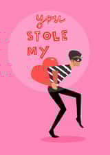 Valentines day card for him. Partners. Heartfelt. Romantic. Gentle humour. created by Paula Romani Studio