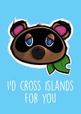 Animal crossing valentines card 1001 created by Hey Hannah!