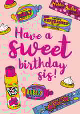 Sweet Sister Birthday Card created by Lucy Marie Design