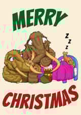 Mammoth Christmas Card 1002 created by Pigoprints