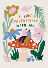 Adventure in Nature Valentines Day Card 1001 created by Sophie Potter