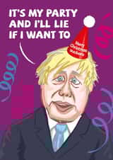 It's a Tory Party party Christmas card! created by Licked By Robots