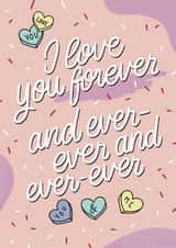 Cheers to our forever love created by Laura Beutner