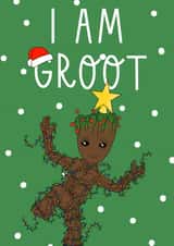I am Groot Christmas Card created by Han Crafted
