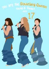 Dancing Queen 17th birthday card created by Bella Doodles