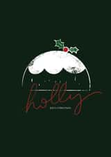 Holly Jolly Christmas Pudding created by Gaëlle Guillou