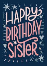 Happy birthday sister created by Natalia Gonzalez