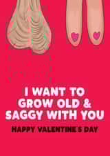 Saggy With You Valentine's Card created by Filthy Sentiments