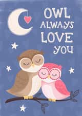 Love Card Owl always love you created by Tanya Laporte Designs