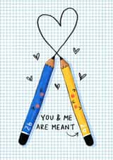 Meant To Be card created by Nicola Watson