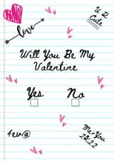 Notebook valentines  created by SimplyJen