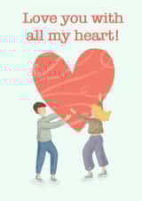 Big heart created by Molliemadethis