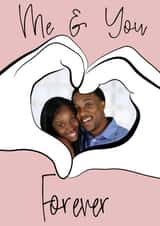 Personalised Anniversary Photo Card created by Gyloillustrations - Forever Anniversary Photo Card