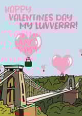 My Luvver Bristol Valentines Card created by Charles Makes