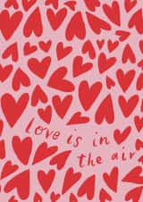 Love is in the air card created by ems le tocq