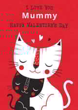 Mummy -Valentine's Day - Cats created by Dalia Clark Design