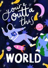 You're Outta This World created by Jessica Smith Illustration 