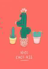 NICE CACT-ASS Valentine's Day Card created by Bird & Co Studio