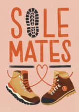 Sole Mates Valentine's or Anniversary Card created by Bird & Co Studio