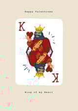 King of my heart valentines  created by The Potato Diary