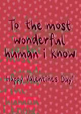 You`re a wonderful human created by Triple Kiss Designs