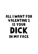 A face full of dick on Valentines created by The Blunt Badger