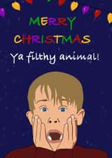 Merry Christmas ya filthy animal created by Hayleydraws_art