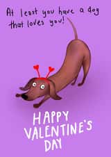 Happy Valentine's Day from the Sausage Dog created by Angela Otimo