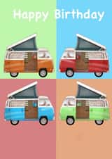 Birthday Campers created by Olive & Keith Cards