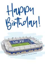 Leicester City Happy Birthday Card created by Moo & Snip
