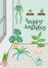 Plant Lover Birthday Card created by Holly Louise Designs
