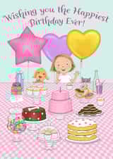 Special girl's Birthday suprise created by Aimee Beaven