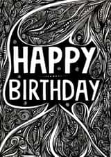 Happy Birthday created by Katinka Achrafie