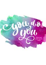 I'm Here For You card created by KittyWicks Illustration