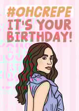 Emily In Paris Birthday Card - Netflix Emily In Paris Oh Crepe Card For Bestie created by Studio Doodles