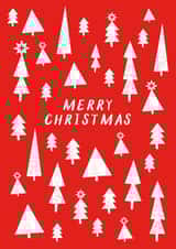Merry Christmas with Christmas Trees created by Emily McDowall