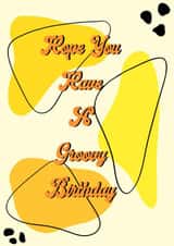 Groovy Birthday Card created by Groovy Girl Designs