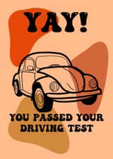 Groovy Driving Test Card created by Groovy Girl Designs